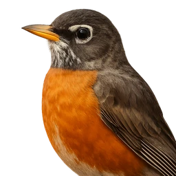 American Robin, profile