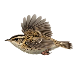 Aquatic Warbler, in flight