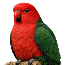 Australian King-Parrot, profile