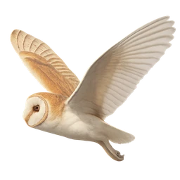 Barn Owl, in flight