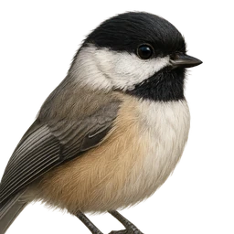 Black-capped Chickadee, profile