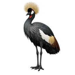 Black Crowned Crane