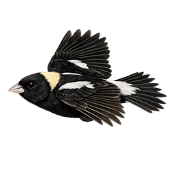 Bobolink, in flight