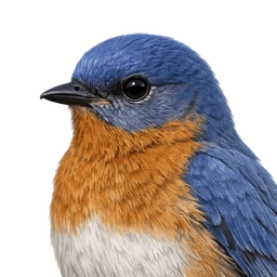 Eastern Bluebird, profile