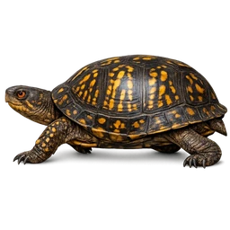 Eastern Box Turtle, in flight