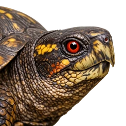 Eastern Box Turtle, profile