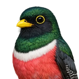 Elegant Trogon, profile