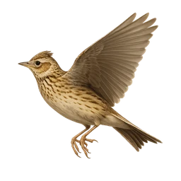 Eurasian Skylark, in flight
