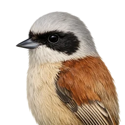 European Penduline Tit, profile