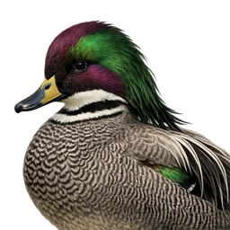 Falcated Duck, profile
