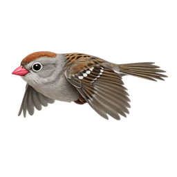 Field Sparrow, in flight