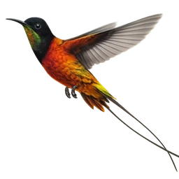 Fiery Topaz, in flight
