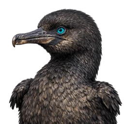 Flightless Cormorant, profile