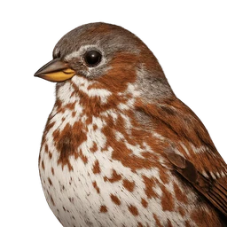Fox Sparrow, profile