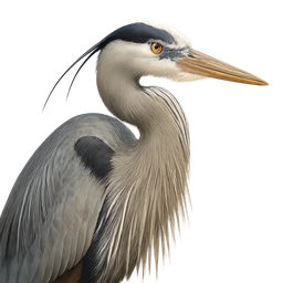 Great Blue Heron, profile