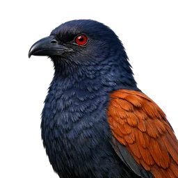 Greater Coucal, profile