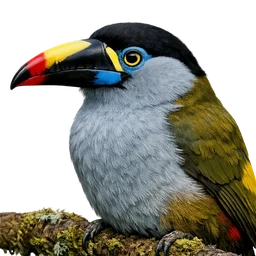 Grey-breasted Mountain Toucan, profile