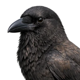 Hawaiian Crow, profile