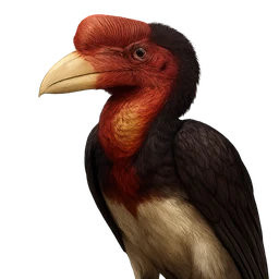 Helmeted Hornbill, profile