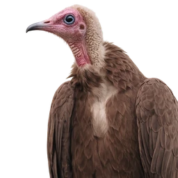 Hooded Vulture, profile