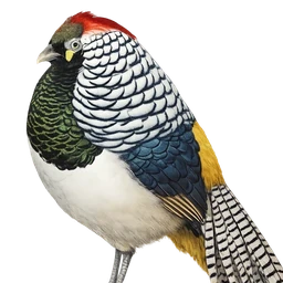 Lady Amherst’s Pheasant, profile