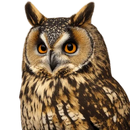 Long-eared Owl, profile