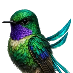 Long-tailed Sylph, profile
