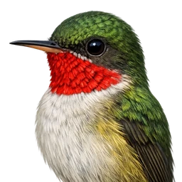 Narrow-billed Tody, profile
