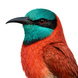 Northern Carmine Bee-eater, profile