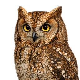 Oriental Scops-Owl, profile