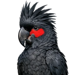 Palm Cockatoo, profile