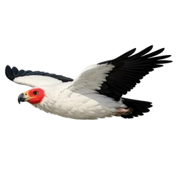 Palm-nut Vulture, in flight