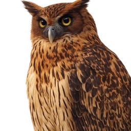 Philippine Eagle-Owl, profile
