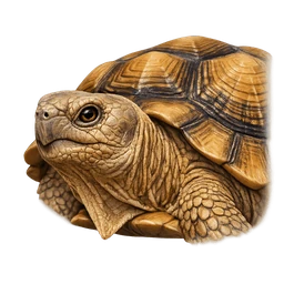 Ploughshare Tortoise, profile