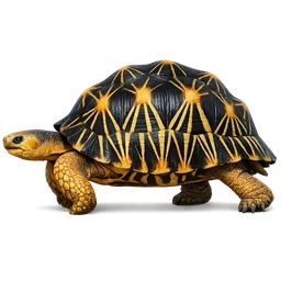 Radiated Tortoise, in flight