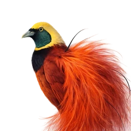 Raggiana Bird-of-paradise, profile