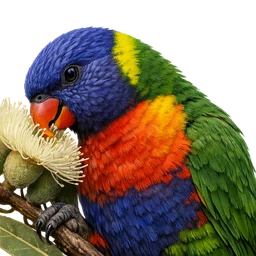 Rainbow Lorikeet, profile