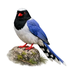 Red-billed Blue-Magpie