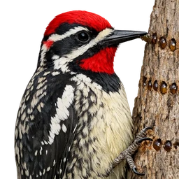 Red-naped Sapsucker, profile