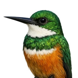 Rufous-tailed Jacamar, profile