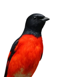 Scarlet Minivet, profile