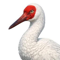 Siberian Crane, profile