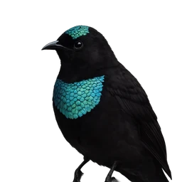Superb Bird-of-paradise, profile