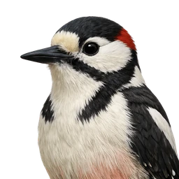 Syrian Woodpecker, profile