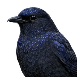 Taiwan Whistling-Thrush, profile