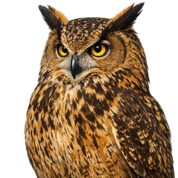 Tawny Fish Owl, profile