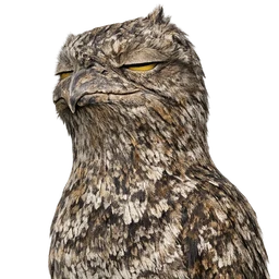 Tawny Frogmouth, profile