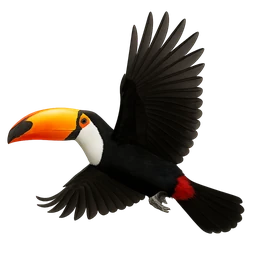 Toco Toucan, in flight