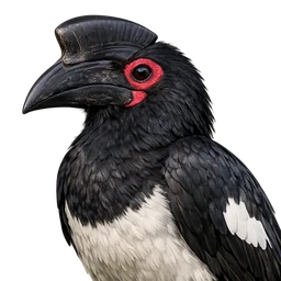 Trumpeter Hornbill, profile