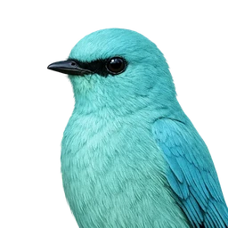 Verditer Flycatcher, profile